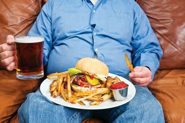 Частые переедания – причины инфаркта