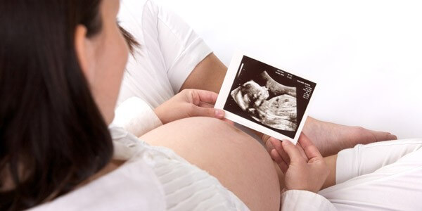 Снимок УЗИ беременной гепатитом С
